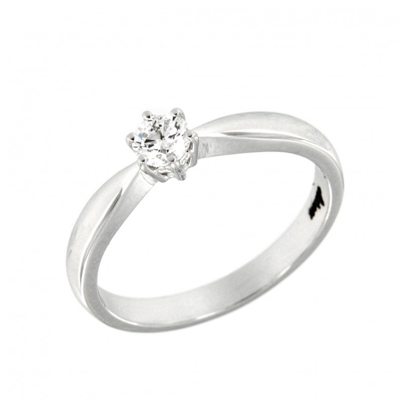 Solitario diamantes, oro 18k [ le-1077-23-s ]