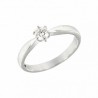 Solitario diamantes, oro 18k [ le-1077-30-s ]