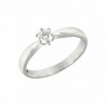 Solitario diamantes, oro 18k [ le-1077-31-s ]