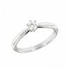 Solitario diamantes clarice, oro 18k [ le-1094-24-s ]