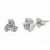 Pendientes diamantes oro blanco 18K [LE-2001-P]