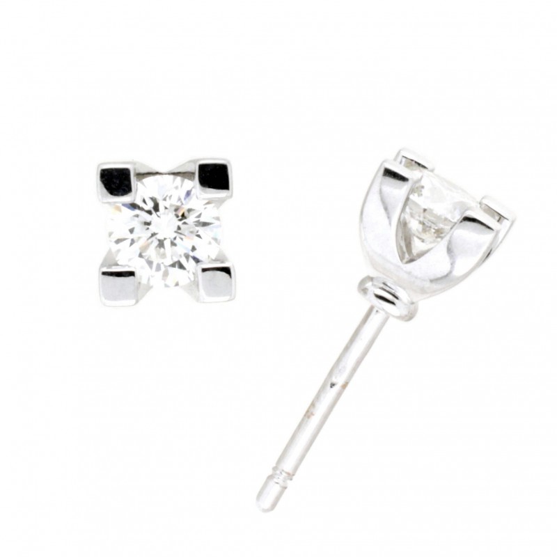 Pendientes diamantes oro blanco 18K [LE-2003-101-P]