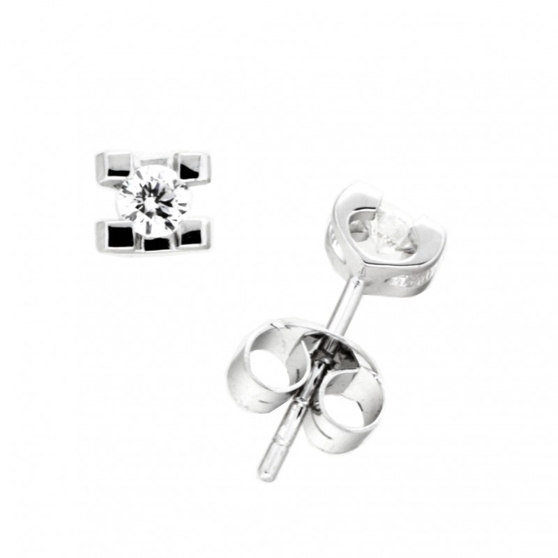 Pendientes diamantes oro blanco 18K [LE-2004-25-P]