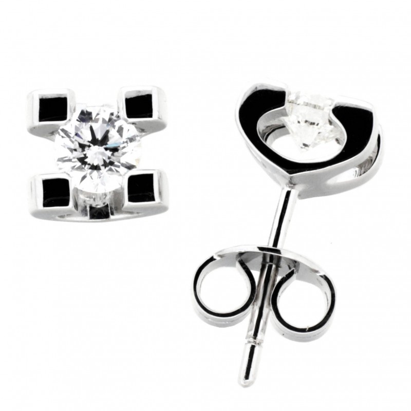 Pendientes diamantes oro blanco 18K [LE-2004-98-P]