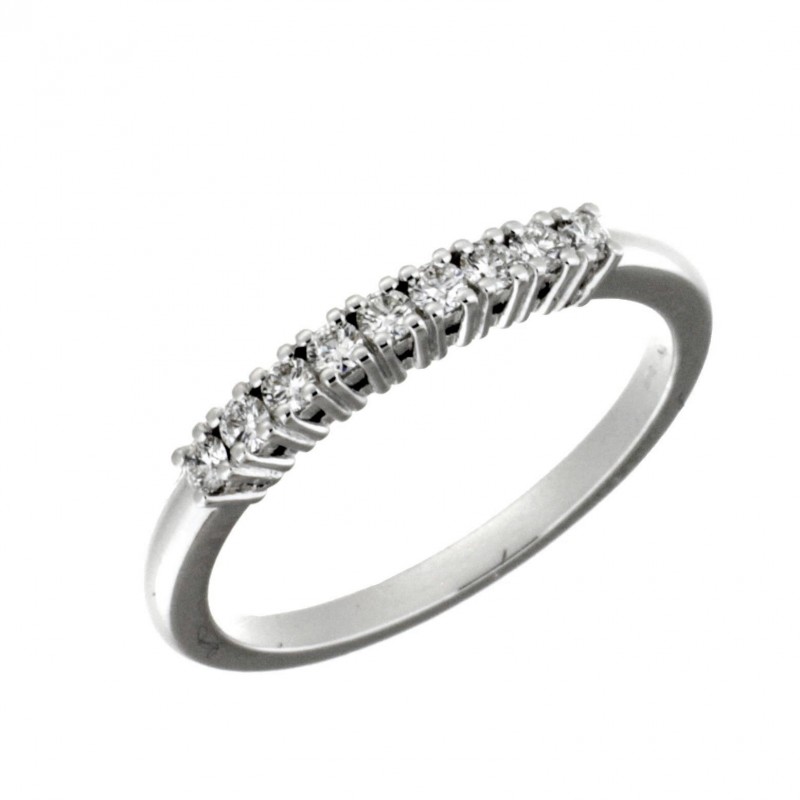 Media alianza diamantes oro blanco