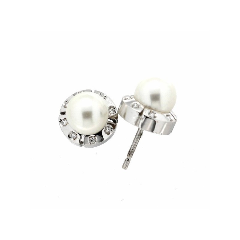 Pendientes diamantes oro blanco 18K [LE-P-102-P]