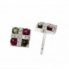 Pendientes diamantes turmalina oro blanco 18K [LE-P-106-TR-P]