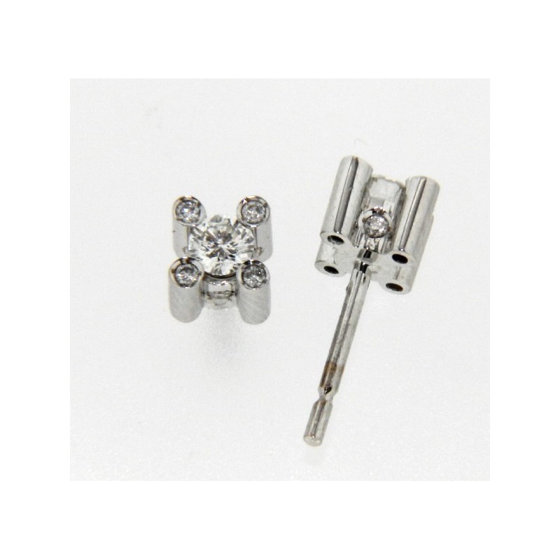 Pendientes diamantes oro blanco 18K [LE-P-117-P]