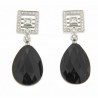 Pendientes diamantes onix oro 18k [le-p-118-on-p]