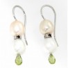 Pendientes perla diamantes oro 18k [le-p-119-2-p]