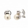 Pendientes diamantes australiana oro blanco 18K [LE-P-19-A-P]