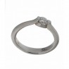 Solitario platino diamantes, oro 18k [ le-p-2-31-s ]