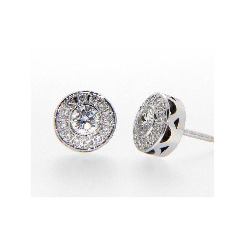 Pendientes diamantes oro blanco 18K [LE-P-72-P]