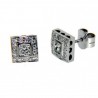 Pendientes diamantes oro blanco 18K [LE-P-8-P]