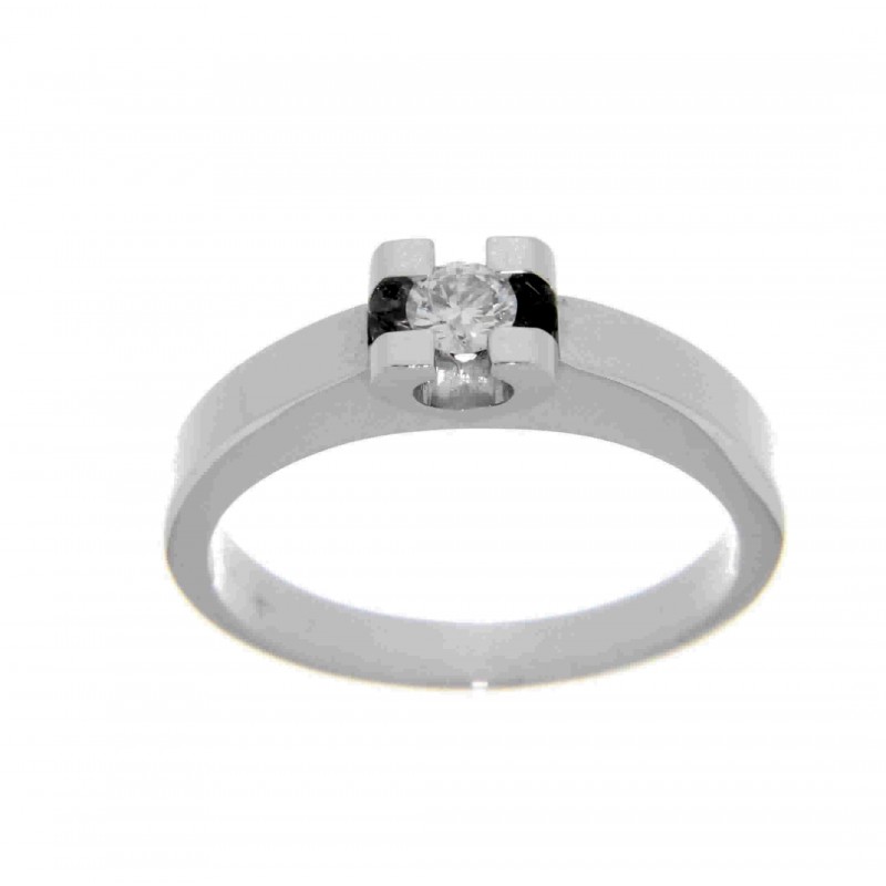 Solitario diamantes, oro 18k [ le-s-251-s ]