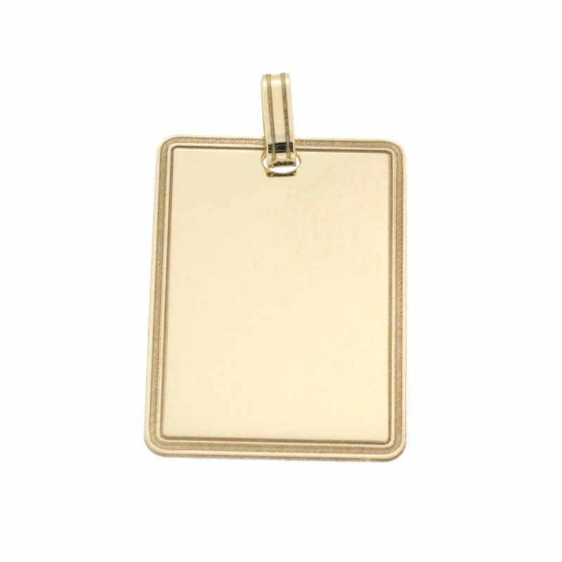 Chapa oro amarillo 18k [2-304-c2 ]