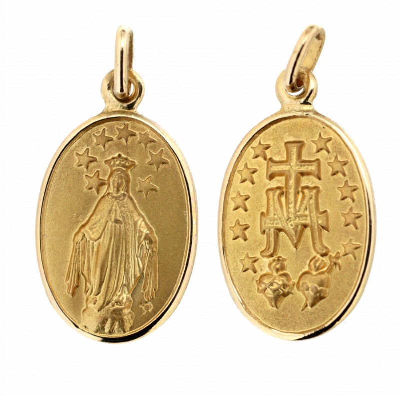 Medalla milagrosa grande oro 18k [23-60118]