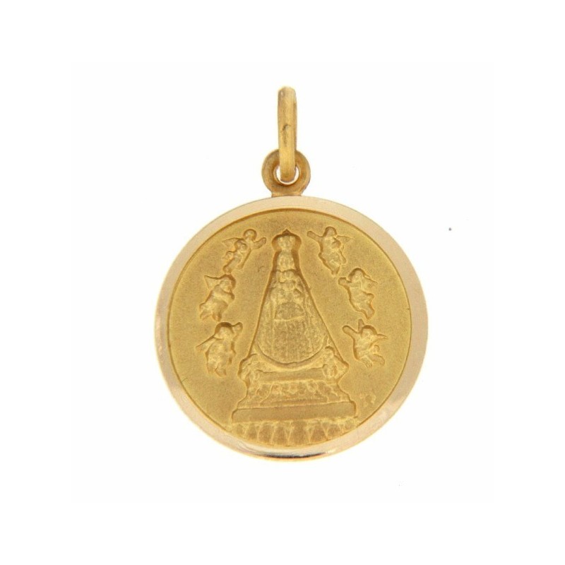 Medalla virgen begoña oro 18k [23-b6-12]