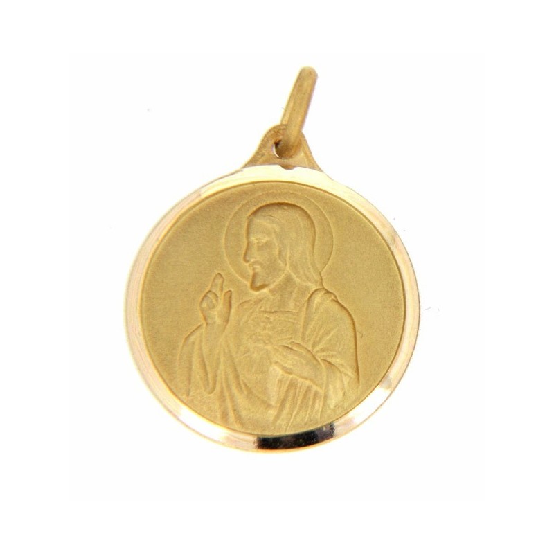 Medalla sagrado corazon oro 18k [23-c12-20]