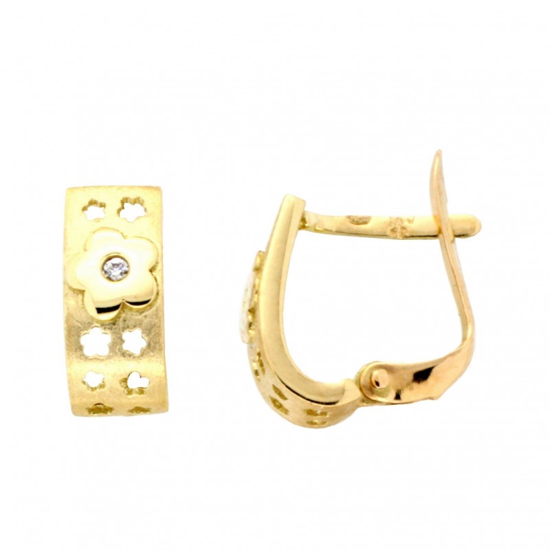 Pendientes comunion Oro 18k [2-6055-P]