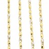 Cadena bicolor oro 18k [15-fn-4-50 ]