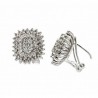 Pendientes diamantes oro blanco 18K [16-1111-P]