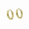 Pendientes aro diamantado oro 18k [26-10386-di-p]