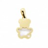 Colgante osito nacar oro amarillo 18k [26-10468-n ]