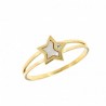 Anillo sortija comunion estrella nacar oro amarillo, oro 18k [ 26-10994-s ]