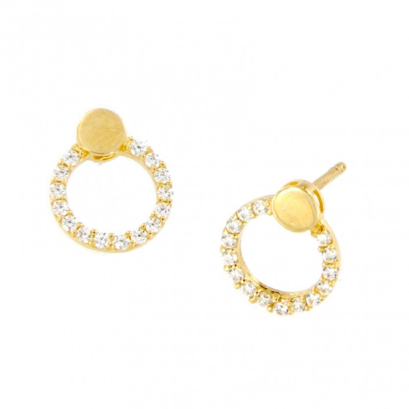 Pendientes oro amarillo 18K [26-11063-P]