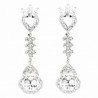 Pendientes oro blanco oro 18k [26-3053-p]