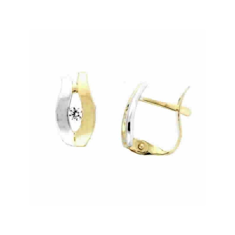 Pendientes comunion Oro 18k [26-3175-P]