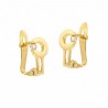 Pendientes comunion Oro 18k [26-3213-P]