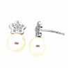 Pendientes perla oro blanco 18K [26-5564P-1-P]