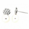 Pendientes perla oro blanco 18K [26-5825-PE-1-P]