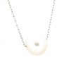 Colgante perla con cadena oro blanco 18k [26-7068-8b-cad ]