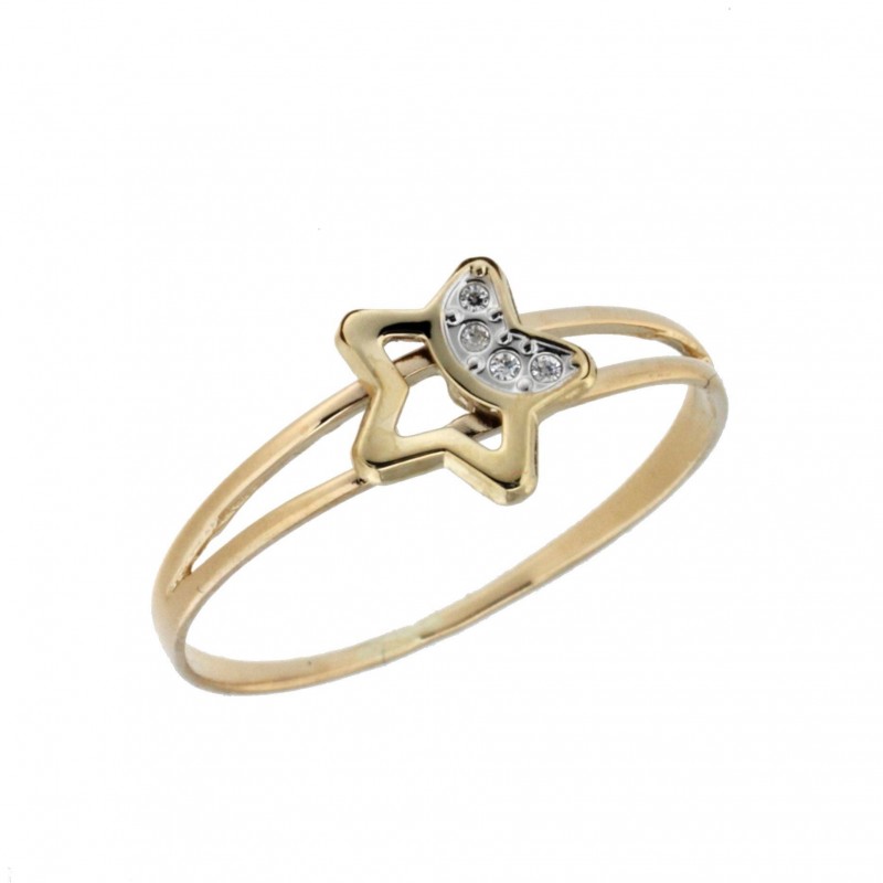 Sortija comunion oro amarillo