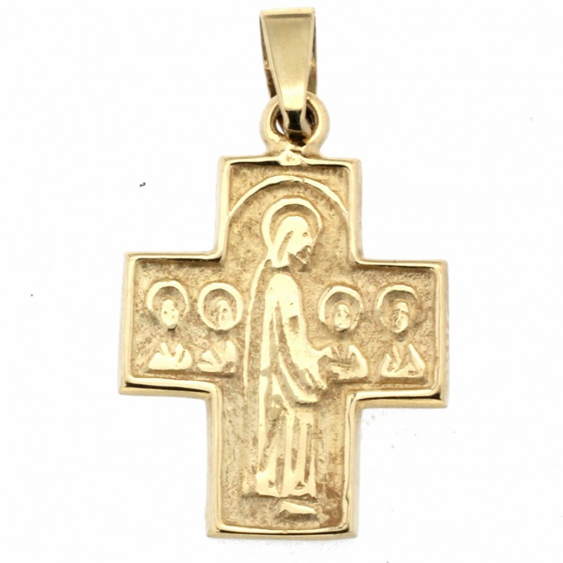 Cruz oro de 18k [17-1395-1]
