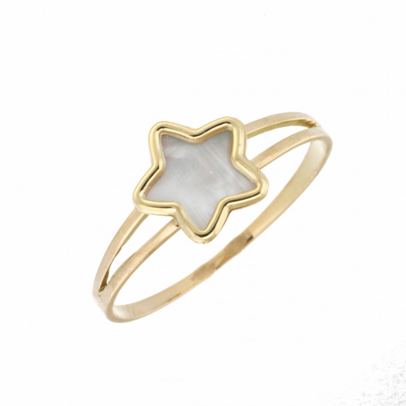 Anillo sortija comunion oro amarillo, oro 18k [ 26-8749-s ]
