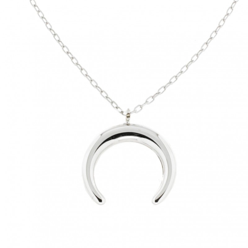 Colgante con cadena oro blanco 18k [26-9207-1-cad ]