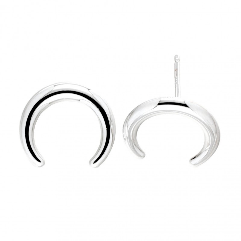 Pendientes oro blanco 18K [26-9207-1-P]