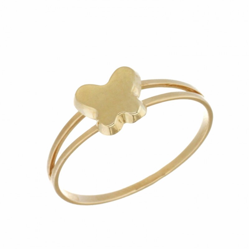 Anillo sortija mariposa comunion oro amarillo, oro 18k [ 26-9217-s ]