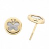 Pendientes mariposa nacar oro amarillo 18K [26-9893-TOR-P]