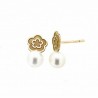 Pendientes perla oro amarillo 18K [2-6-A-P]