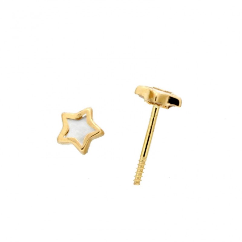 Pendientes oro amarillo 18K [27-10169-4-P]