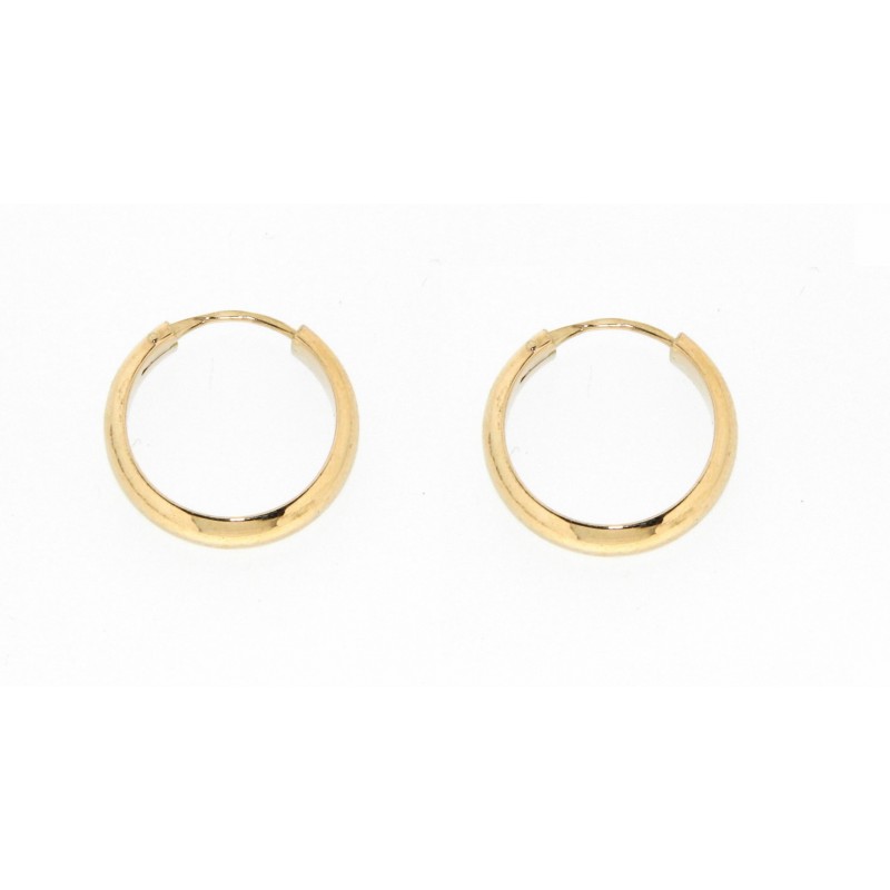 Pendientes aro oro 18k [27-1048-15-p]