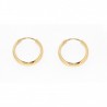 Pendientes aro oro 18k [27-1048-15-p]