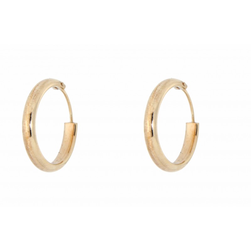 Pendientes aro oro 18k [27-1048-18-p]
