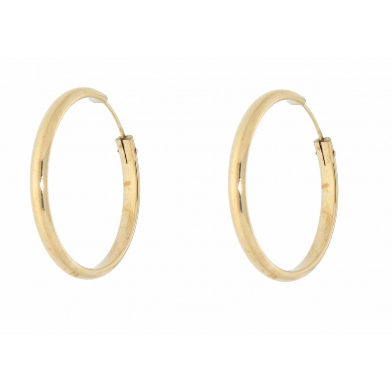 Pendientes aro oro 18k [27-1048-30-p]