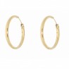 Pendientes aro oro 18k [27-1048-30-p]